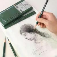 ราคา กระเป๋าดินสอ กล่องดินสอ กระเป๋าใส่ดินสอ ชุดปากกาไฮไลท์ ดินสอสเก็ตช์เรียบ กราไฟท์ ภาพวาดผสม ดินสอถ่าน สีดำ อุปกรณ์ศิลปะ ชุดดินสอวาดภาพ เหมาะสำหรับผู้เริ่มต้น (1731398711557785304)
