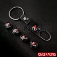 ราคา ชำระเงินสด [รับประกันสินค้า] จุกลมยางรถยนต์ พร้อมโลโก้ จุกปิดลมยางพร้อมประแจ ฝาปิดจุกลม จุกลมยาง ยางรถยนต์ TRD 1 ชุด (4 อัน) - Car Tire Valve Caps By Onceracing (1732119170051902162)