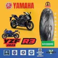 ราคา [ใหม่ แท้ มือ1] ยางบิ๊กไบค์ YAMAHA YZF-R3 R3 ปี2023 ยางเรเดียล Goodride ขอบ17 ราคาถูก ทน ยึดเกาะดี ได้มาตรฐาน มอก. ส่งไว พร้อมใช้งาน ยางรถมอเตอร์ไซค์ สปอร์ตบิ๊กไบค์ ขอบ17 Motorcy (1731422044432401444)