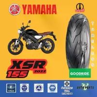 ราคา [ใหม่ แท้ มือ1] ยางบิ๊กไบค์ YAMAHA XSR155 ปี2022 ยางเรเดียล Goodride ขอบ17 ราคาถูก ทน ยึดเกาะดี ได้มาตรฐาน มอก. ส่งไว พร้อมใช้งาน ยางรถมอเตอร์ไซค์ สปอร์ตบิ๊กไบค์ ขอบ17 Motorcycle (1731443435589633060)