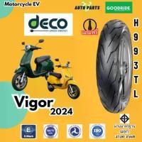 ราคา ยางเรเดียลใหม่ปี25 ขอบ12 DECO Vigor มอเตอร์ไซค์ไฟฟ้า ไม่ใช้ยางใน Motorcycle EV ยางรถมอไซค์ราคาถูก ยางมอเตอร์ไซค์ไฟฟ้า ยางเรเดียลขอบ12 ยางขอบ12ราคาถูก ยางมอไซค์ tubeless ยางมอไซค์ (1731618796743394340)