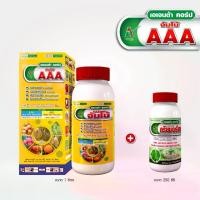 ราคา สุดคุ้ม จัมโบ้ AAA ขยายผลใหญ่ 1 ลิตร + สารจับใบ 250 ซีซี สร้างเนื้อ เพิ่มความหวาน ช่วยทำสี เพิ่มน้ำหนักผล ปุ๋ยยา ปุ๋ย อะมิโนพืช (1732245306300007601)