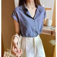 ราคา เสื้อชีฟองสีขาวสำหรับผู้หญิง แขนสั้น แฟชั่นฤดูร้อน ทรงหลวมและขนาดใหญ่ เสื้อผ้าผู้หญิง เสื้อเชิ้ตไซส์ใหญ่ สไตล์เกาหลีต่างๆ เสื้อแฟชั่นใหม่สำหรับผู้หญิง ปี 2025 เสื้อ เชิ้ต ผู้ (1732239061482965415)