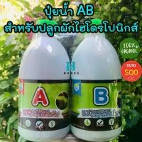 ราคา ปุ๋ยน้ำAB สำหรับปลูกผักไฮโดรโปนิกส์ ปุ๋ยAB ขนาด 500 ซีซี ปุ๋ยผักไฮโดร HGK (1729716203037887264)