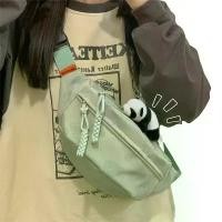 ราคา กระเป๋าคาดหน้าอก, การออกแบบแพนด้า, กระเป๋าสตรี, เหมาะสำหรับนักเรียน, ปั่นจักรยาน, และกีฬา, กระเป๋าสะพายไหล่เดียวและกระเป๋าสะพายข้าง, กระเป๋าคาดเอวบาง, สไตล์ Satchel, 2025 bao be (1732621431470654661)