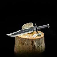 ราคา มีดทำครัว ตั้งแคมป์แรมโบ้ 1 รุ่น FIRST BLOOD I. ใบเงาตัดดำ ใบยาว 8.6 cm (1732395550166975595)