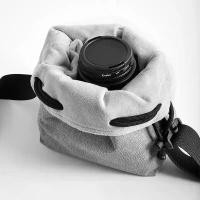 ราคา กระเป๋ากล้อง DSLR และกระเป๋าใส่เลนส์, เคสป้องกัน, คุณภาพสูง, สายสะพายไหล่บุนวมปรับระดับได้, วัสดุโพลีเอสเตอร์ที่ทนทาน, เหมาะสำหรับกล้อง Canon, Nikon, Sony, กล้องมิเรอเลส, สีเทา / (1731304694496462493)