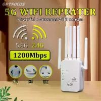 ราคา เราเตอร์ WiFi, ความเร็ว 1200Mbps, 5G 2 LAN, ตัวขยาย WiFi, พร้อมสัญญาณ repeater, 6 เสาอากาศ, ตัวขยาย WiFi, บูสเตอร์ (1731190675158304791)