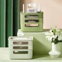 ราคา กล่องจัดระบบสายไฟ กล่องเก็บสายไฟ/เราเตอร์ 4 ชั้น รุ่นใหม่ บล็อกบัสเตอร์ (1731420907045750806)