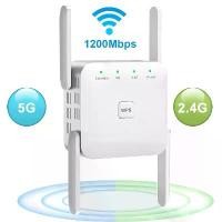 ราคา 5Ghz ไร้สาย WiFi Repeater 300Mbps เราเตอร์ Wifi บูสเตอร์ 2.4G Wifi ขยายระยะไกล 5G Wi-Fi 1200Mbpsเครื่องขยายสัญญาณทวน WiFi เร้าเตอร์ไวไฟความถี่คู่ (1730487452009269690)