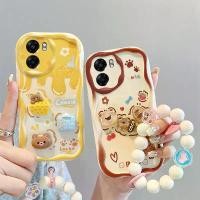 ราคา เคสนิ่มสำหรับ OPPO A57 4G 3D การ์ตูน ชีส หมี ขนมปัง หมี OPPO A57 5G เคสโทรศัพท์ ครีม ขอบหยักพร้อมสายคล้องสร้อยข้อมือ (1729706959178206132)