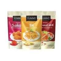 ราคา YUMMY ผงปรุงรสยัมมี่ 500g รสวิงซ์แซ่บ ชีส และฮอต (3ถุง) ผงเขย่าเนื้อละเอียด รสชาติเข้มข้นไม่เป็นก้อน สำหรับเฟรนซ์ฟรายส์ หนังไก่ และขนมขบเคี้ยว (1732214019154347298)