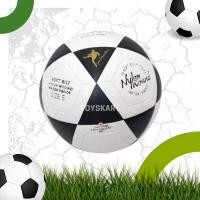 ราคา ลูกฟุตบอลหนัง เบอร์ 5 ขาวดำ ลูกบอลฝุกซ้อม เตะบอล soccer football (1732031589691851999)