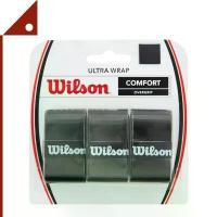 ราคา ขายดี Wilson : WLSWRZ471818* เทปพันด้ามไม้เทนนิส Ultra Wrap Tennis Racket Overgrip Wrap 3pk, Black (1732347746167653634)
