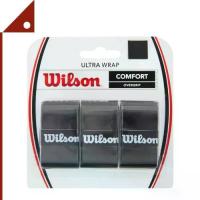 ราคา Wilson : WLSWRZ471818* เทปพันด้ามไม้เทนนิส Ultra Wrap Tennis Racket Overgrip Wrap 3pk, Black (1732239274134111783)