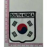 ราคา อาร์ม ตัวรีดติดเสื้อ อาร์มปัก Patch ตกแต่งเสื้อผ้า หมวก กระเป๋า#ธงชาติเกาหลีใต้ #South Korea (1731854036244596289)