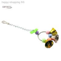 ราคา COD coffeezz Circle Beaded Pet Parrot Bird Cage Hanging Toy with Bells Colorful Chew Swing (1731689363944802079)