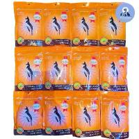 ราคา [ 12 ซอง ] สมาร์ทฮาร์ท อาหารนกกรงหัวจุก สูตรนกแข่ง 100 กรัม SmartHeart Singing bird 100 g. (1731616714632102944)