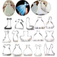 ราคา ที่ตัดคุกกี้โลหะ สำหรับชุดแต่งงาน ตกแต่งเค้กฟองดอง เหมาะสำหรับเจ้าหญิง คัพเค้ก ช็อคโกแลต บิสกิต ทำจากโลหะ เหมาะสำหรับทำขนมและร้านอาหาร (1732457583550891580)