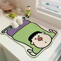 ราคา เสื่อระบายน้ำในครัว, เสื่อพื้นหินดินเบอร์ต้นกำเนิดเสืออ้วน, ดูดซับน้ำได้อย่างรวดเร็ว, เหมาะสำหรับเคาน์เตอร์, ตู้กดน้ำ, เครื่องชงกาแฟ, ที่รองแก้วพิเศษ, เสื่อรับประทานอาหาร (1732373066374415645)