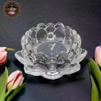 ราคา พร้อมส่งเชิงเทียน​ดอกบัวแก้วคริสตัล + เทียนหอม เทียนอโรม่า ✨เชตสุดคุ้ม ตามภาพ (1731584701235234005)