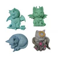 ราคา Heche - แม่พิมพ์อีพอกซีเรซิน สัตว์ประหลาดน้อย แมว งานฝีมือ เทียนหอม แม่พิมพ์ซิลิโคน ปูนปลาสเตอร์ DIY เครื่องมือเครื่องประดับบนโต๊ะ ไม่ติด (1729844346718554992)