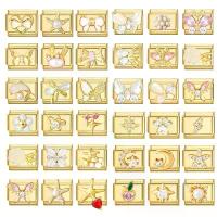 ราคา สร้อยข้อมือสแตนเลส, Y2K สีทองใหม่, โบว์หัวใจ, หูกระต่าย, ลิงค์เสน่ห์อิตาลีมุก, พอดีกับข้อมือ 9 มม., เหมาะสำหรับผู้หญิงและผู้ชาย, การทำเครื่องประดับ DIY (1732288756849280837)
