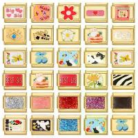 ราคา สร้อยข้อมือสแตนเลส, Y2K สีทองใหม่, โบว์หัวใจ, หูกระต่าย, ลิงค์เสน่ห์อิตาลีมุก, พอดีกับข้อมือ 9 มม., เหมาะสำหรับผู้หญิงและผู้ชาย, การทำเครื่องประดับ DIY (1732386769895064774)