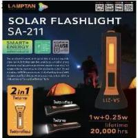 ราคา ที่ขายดี ที่สุดในสัปดาห์นี้ ไฟฉาย Torch Led Soar FlashLight โซล่าเซล และ usb charger (2in1)1w Lamptan SA-211(ชาร์จเต้มแล้วใช้นะค่ะ) (1732255648356009975)
