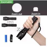 ราคา ไฟฉายพกพา ไฟฉายความสว่างสูง Flashlight LED CREE T6 5โหมด( ครบชุด ) (1729616963972663643)