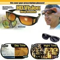 ราคา 【COD】 แว่นครอบกันแดด แว่นตาขับรถเวลากลางวัน / กลางคืน เพิ่มทัศนวิศัยในการมองเห็นดีขึ้น รุ่น HD VISION Wrap Around ออกแบบมาสำหรับสวมทับแว่นสายตา (1731607891100861499)
