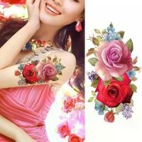 ราคา สติ๊กเกอร์รอยสักแบบใช้แล้วทิ้ง กันน้ำ ติดทนนาน ลายดอกไม้ ปกปิดรอยสักเหมือนจริง ดอกกุหลาบ สำหรับผู้หญิงและนักเรียน ร้าน ขาย อุปกรณ์ สักลาย ใกล้ ฉัน ฟิล์ม แปะ รอย สัก curl (1731879833667012420)