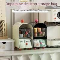 ราคา กล่องเก็บของตั้งโต๊ะ ดีไซน์โดปามี ล็อกอินเข้า-ออก ลิ้นชัก เหมาะสำหรับโต๊ะเครื่องแป้ง เครื่องสำอาง ลิปสติก กล่องตกแต่ง ชั้นวางกาแฟสำนักงาน กล่อง ใส่ ของ พิม รี่ พาย (1732304826259508030)
