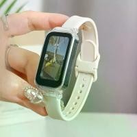 ราคา สายซิลิโคน + กรณีสำหรับ For Xiaomi Smart Band 9 Active / Redmi Band 3 Replacement Protective สำหรับ for Xiaomi Smart Band 8 Active / redmi band 2 อุปกรณ์เสริม (1732663543846963123)