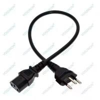 ราคา สายไฟ PC สวิส ความยาว 0.5 ม. ปลั๊ก IEC C13 สำหรับคอมพิวเตอร์พีซี จอภาพ ทีวี LG เครื่องพิมพ์ และไฟเวที (1732307515536476150)
