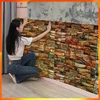 ราคา วอลเปเปอร์ผนัง วอเปเบอติดพนัง วอเปเปอรผนัง แผ่นติดฝาผนัง สติ๊กเกอร์ติดผนัง 3D ตกแต่งห้อง Wallpaper วอลล์เปเปอร์ลายอิฐ (1731612863533253838)