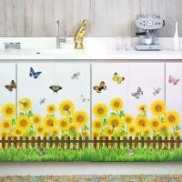 ราคา สติ๊กเกอร์ติดผนัง ลายดอกไม้ ต้นไม้ ดอกไม้ สติกเกอร์ติดผนังห้อง ติดเองได้ง่าย วอลเปเปอร์ มีกาวในตัวติดผนัง 3D wallpaper PVC ต้นไม้ ดอกไม้ ลายการ์ตูน (1732482216909506551)