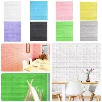 ราคา ขนาด 38.5 x 35 เซ็นติเมตร / แผ่น ลายอิฐสีขาว ตกแต่งห้อง ร้านกาแฟ ร้านอาหาร สวยหรู ดูดี OMC 3D wallpaper วอลเปเปอร์ผนัง3d วอลเปเปอร์สวยๆ โฟม วอลเปเปอร์ติดผนัง มีกาวในตัว ติดผนัง ล (1732141588230539299)