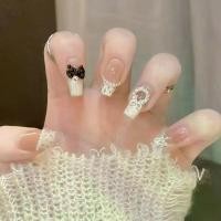 ราคา MooreChro PPHOO#Z Fake Nails With Long Nails Z, Beautiful Color, Waterproof (1732067236321396506)