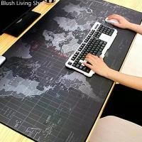 ราคา New World Map แผ่นรองเมาส์ เกมมิ่ง ขนาดใหญ่ 80 x30 CM แผ่นรองเมาส์ คีย์บอร์ด เกมเมอร์ ลายแผนที่โลก สีดำ ที่นิยมมากที่สุด (1731665080923948852)