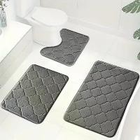ราคา ชุดพรมเช็ดเท้าสักหลาดนุ่ม 3 ชิ้น พรมห้องน้ำโพลีเอสเตอร์ทันสมัย เสื่อห้องน้ำดูดซับ เหมาะสำหรับห้องน้ำ ห้องครัว ซักรีด ห้องนอน ฝักบัว พื้นด้านใน เครื่องประดับอาบน้ำหรูหรานุ่ม หนา 6 (1731426517720597669)