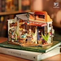 ราคา บ้านตุ๊กตา DIY ประกอบเอง Corner Bookstore ของเล่นไม้ ของขวัญ ของแต่งบ้าน (1730347477332167334)