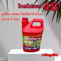 ราคา ไกลโฟเซต 48 ชนิดดูดซึม ขนาด 4 ลิตร (แดงเสือ) ยา ฆ่า (1731321354585016120)