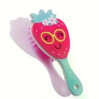 ราคา แปรงหวีผม ดีไซน์สตรอเบอร์รี่ หวีทำผมน่ารัก พับได้ ใช้ได้กับทุกสภาพผม สีชมพู หวีเบาะลมแบบพกพา (1732355296909427846)