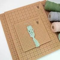 ราคา กระดานลำเลียง Macrame สองด้าน, กระดานคอร์กขัด, มีให้เลือก 8x8, 12x16 และ 16x16 นิ้ว, เหมาะสำหรับโครงการสร้อยข้อมือ, การทำเครื่องประดับ, งานถักมือ, งานฝีมือ DIY (1731947752510686550)