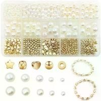 ราคา ชุดลูกปัด Spacer, คละแบบ, ชุดสร้อยข้อมือ DIY, รวมไข่มุก, ลูกปัดกลม, ลูกปัดดาว, ลูกปัดเหลี่ยม, ลูกปัดแบน, ลูกปัดหัวใจ, งานฝีมือ DIY, เหมาะสำหรับสร้อยคอและสร้อยข้อมือ, การทำเครื่องประดับ, 172l5 (1729980
