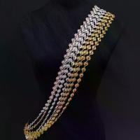 ราคา [จัดส่งทันที] ชุดไทย สังวาลย์ สังวาลทอง เงิน สังวาลย์สีโรสโกลด์ หลากสี ฝังพลอยเทียม เหมาะสำหรับเด็กหรือผู้หญิงใส่ (1732559433090762057)