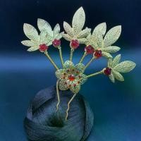 ราคา 【COD March jewelry ปิ่นปักผมแบบไทย ๆ สวย ๆ มากมาย กิ๊บ เครื่องประดับผม เครื่องประดับผม ชุดไทย ปิ่นปักผมออเจ้า สีทอง หลายสไตล์ ปิ่นปักผมใบไม้สีแดง (1732046521563252576)