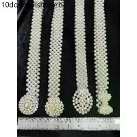 ราคา เข็มขัดมุก มุกหัวขาว เข็มขัดยางยืด เครื่องประดับมุก มุกชุดไทย ชุดไทย ชุดไทยเครื่องประดับ ชุดไทยประยุกต์ มุก มุข ไข่มุก (1732040591841134257)