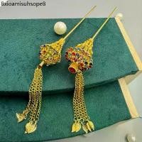 ราคา ปิ่นปักผม กิ๊บS/L ชุดไทย เครื่องประดับผม ปิ่นมี 3 สีสีทองเงินนาค (1732185920589497763)